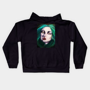 Siren Portrait Kids Hoodie